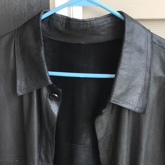 Gorgeous men’s lamb skin leather jacket. Size L. - Picture 2 of 6